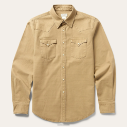 mehed esmaklassiline soonikuga lääne särk Stetson roheline kehakate ZNRBV376