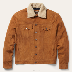 mehed klassikaline seemisnahast jakk Stetson tan kehakate ZNRBV392