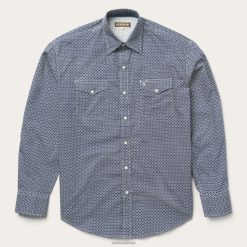 mehed klõpsuga ees särk Stetson sinine kehakate ZNRBV364