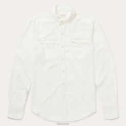 mehed kreemjas tencel toimse särk Stetson valge kehakate ZNRBV307