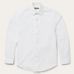 mehed pin point oxfordi särk Stetson valge kehakate ZNRBV320