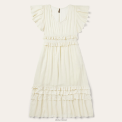 naised kreemjas rayon kalasaba kleit Stetson valge kehakate ZNRBV496