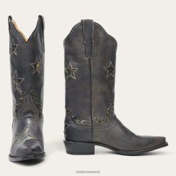 naised staar hädas kauboisaabas Stetson must jalatsid ZNRBV251