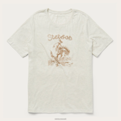 naised uimane graafiline tee Stetson valge kehakate ZNRBV483