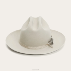 unisex 1865. aasta hädas avatud maantee kuninglik deluxe Stetson hõbekõht peakatted ZNRBV64