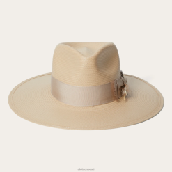 unisex atacama õled fedora Stetson hõbekõht peakatted ZNRBV165