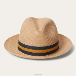 unisex kolmik õle fedora Stetson sinep peakatted ZNRBV157