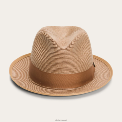 unisex latte Milan Fedora Stetson konjak peakatted ZNRBV179