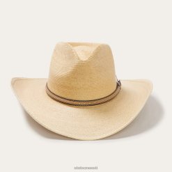 unisex saeveski palmilehe läänemüts Stetson röstitud peakatted ZNRBV1