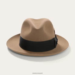 unisex tempel fedora Stetson kollakaspruunid peakatted ZNRBV94